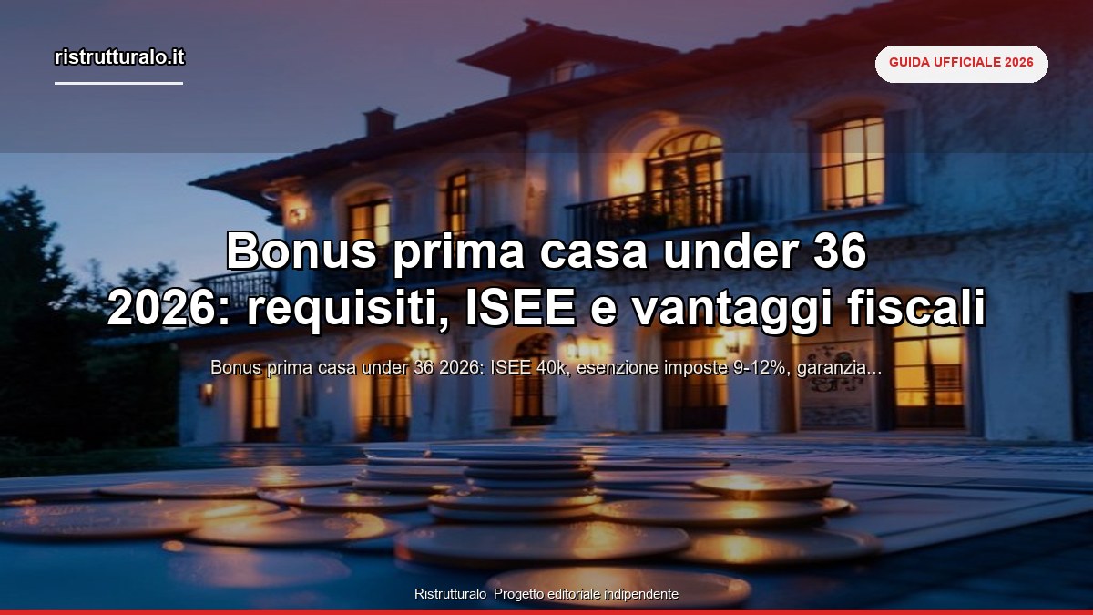bonus prima casa under 36