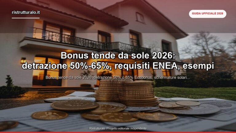 bonus tende da sole