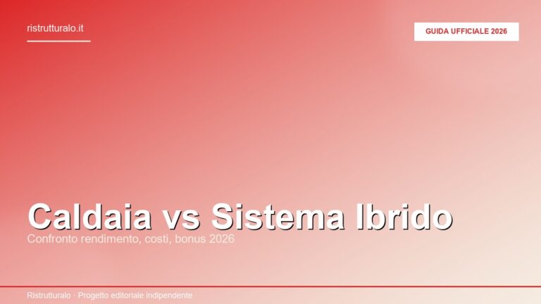 Caldaia condensazione vs ibrida: confronto installazione caldaia a condensazione e sistema ibrido con pompa di calore