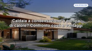 Caldaia a condensazione o pompa di calore? Confronto costi e vantaggi 2026