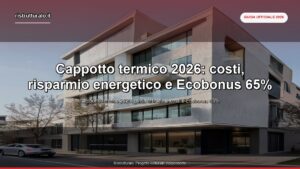 Cappotto termico 2026: costi 80-150€/mq + Ecobonus 65% [esempi]