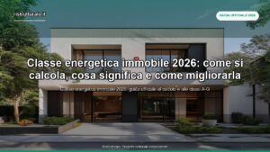 Classe energetica immobile 2026: come si calcola, cosa significa e come migliorarla