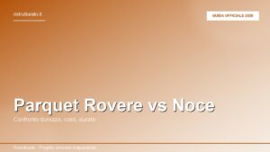 Parquet rovere vs noce 2026: confronto ufficiale per camera e zona giorno