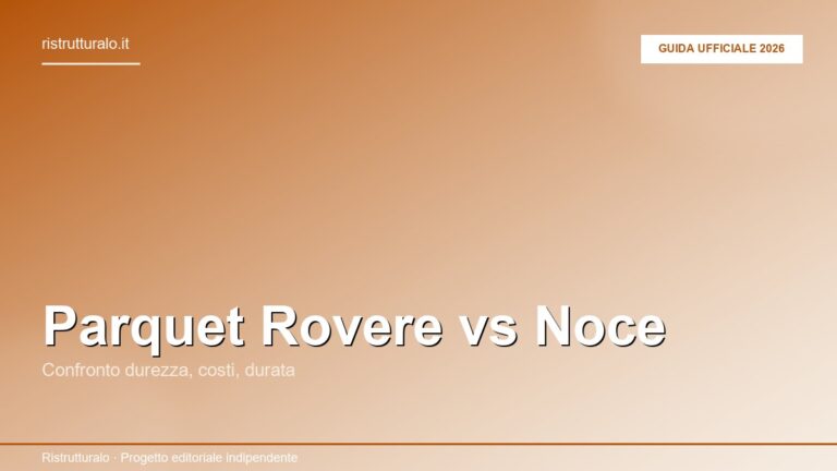 Parquet rovere vs noce: confronto fianco a fianco di tavole in rovere chiaro e noce scuro