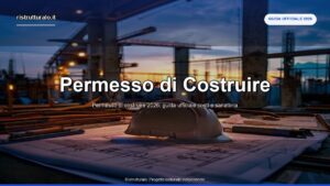 Permesso di costruire 2026: costi 1.000-3.000€ + tempi [guida SUE]