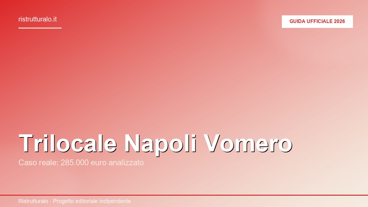 Trilocale Napoli Vomero: palazzo residenziale collinare con vista panoramica sul golfo di Napoli
