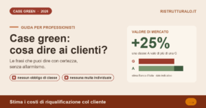 Case green per professionisti: cosa dire ai clienti nel 2026