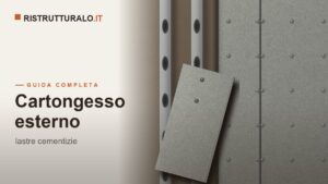 Cartongesso esterno: perché il gesso teme la pioggia e cosa usare