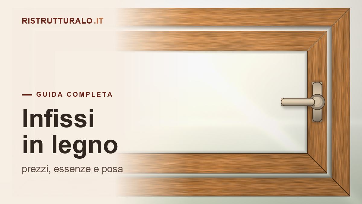 Finestra in legno di qualità durante una ristrutturazione