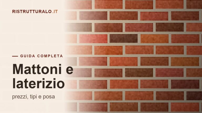 Muro in mattoni faccia a vista durante una ristrutturazione