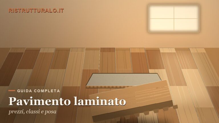 Posa di un pavimento in laminato a incastro durante una ristrutturazione