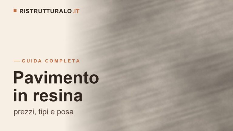 Pavimento in resina spatolata durante una ristrutturazione