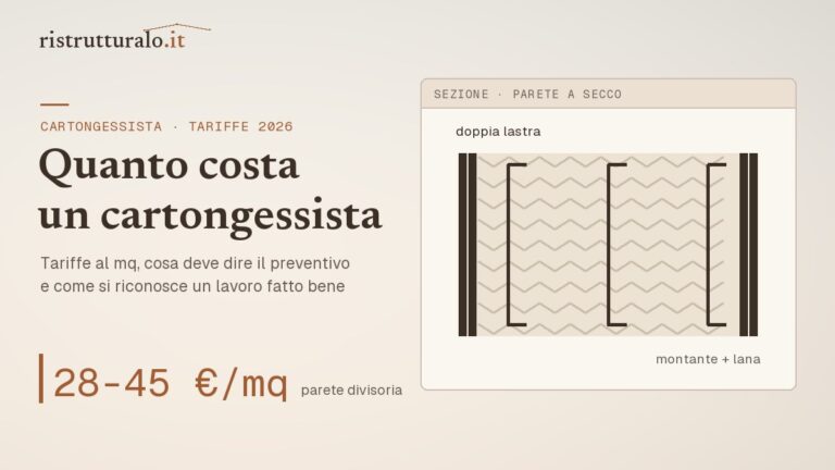 cartongessista costi come sceglierlo — guida Ristrutturalo 2026