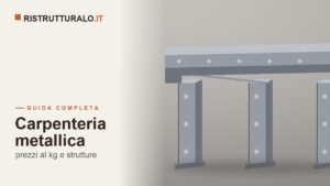 Carpenteria metallica: prezzi al kg 2026, travi e strutture in acciaio