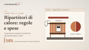 Ripartitori di calore in condominio: regole e spese 2026